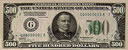 500 dollar bill